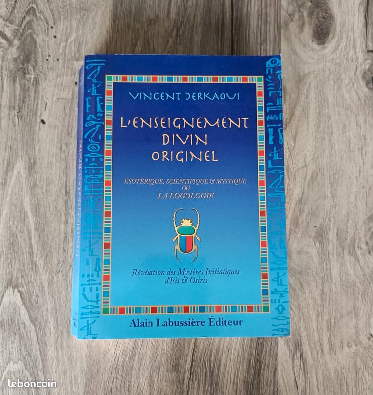Livre : L'Enseignement Divin Originel - La Logologie De Vincent Derkaoui (1998, Bon état)