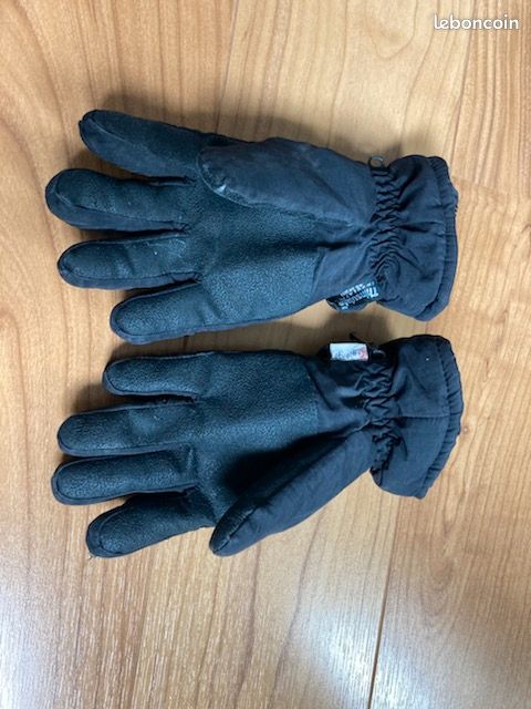 Gants de ski noir 6/7 ans Etirel (image 2)