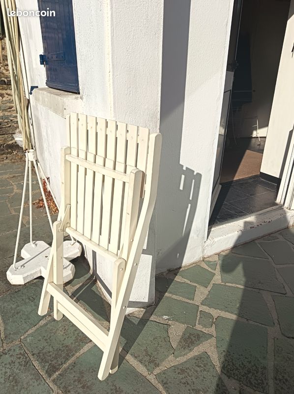 4 chaises pliantes vintage marque Gleizes (image 11)
