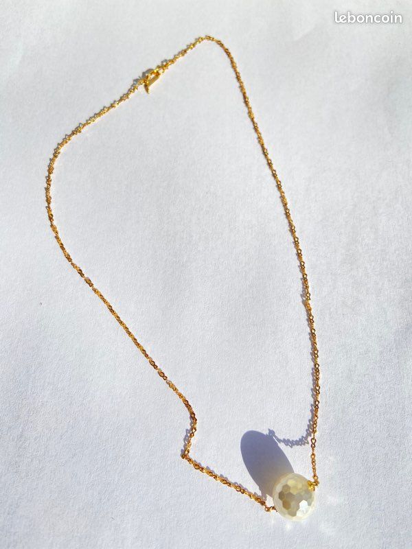 Collier doré plaqué or femme bijou bijouterie collar dorado golfil joyas bisuteria (image 3)