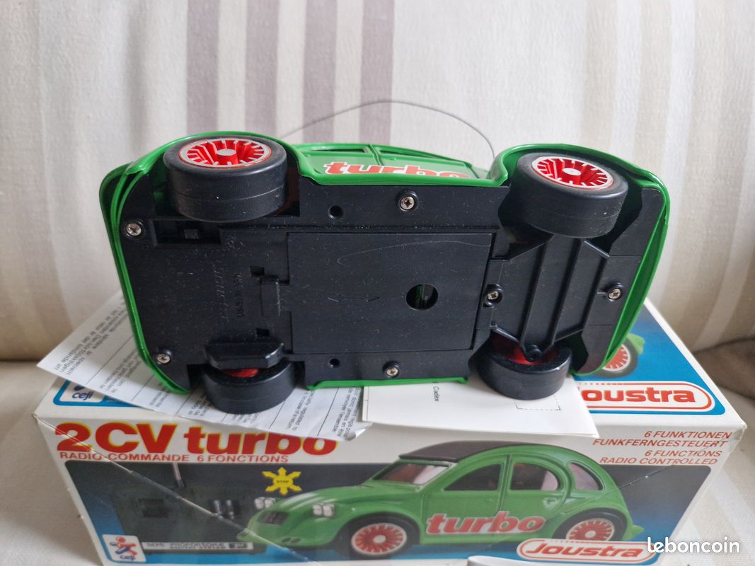 Voiture Joustra 2CV Racing Team – Miniature Vintage – Années 80 – Super état