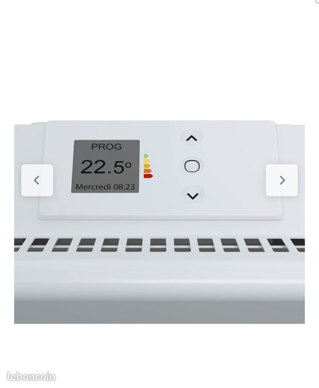 2 Radiateurs électriques à inertie sèche 1000 W SAUTER Sibayak (image 4)