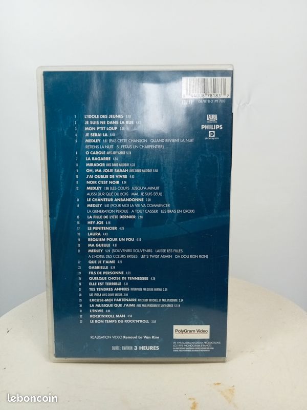 VHS johnny Hallyday (image 5)