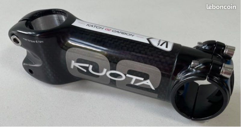 Potence Kuota Katch Carbone Pur – 110mm 28.6 31.8 – Neuve Mat Noir