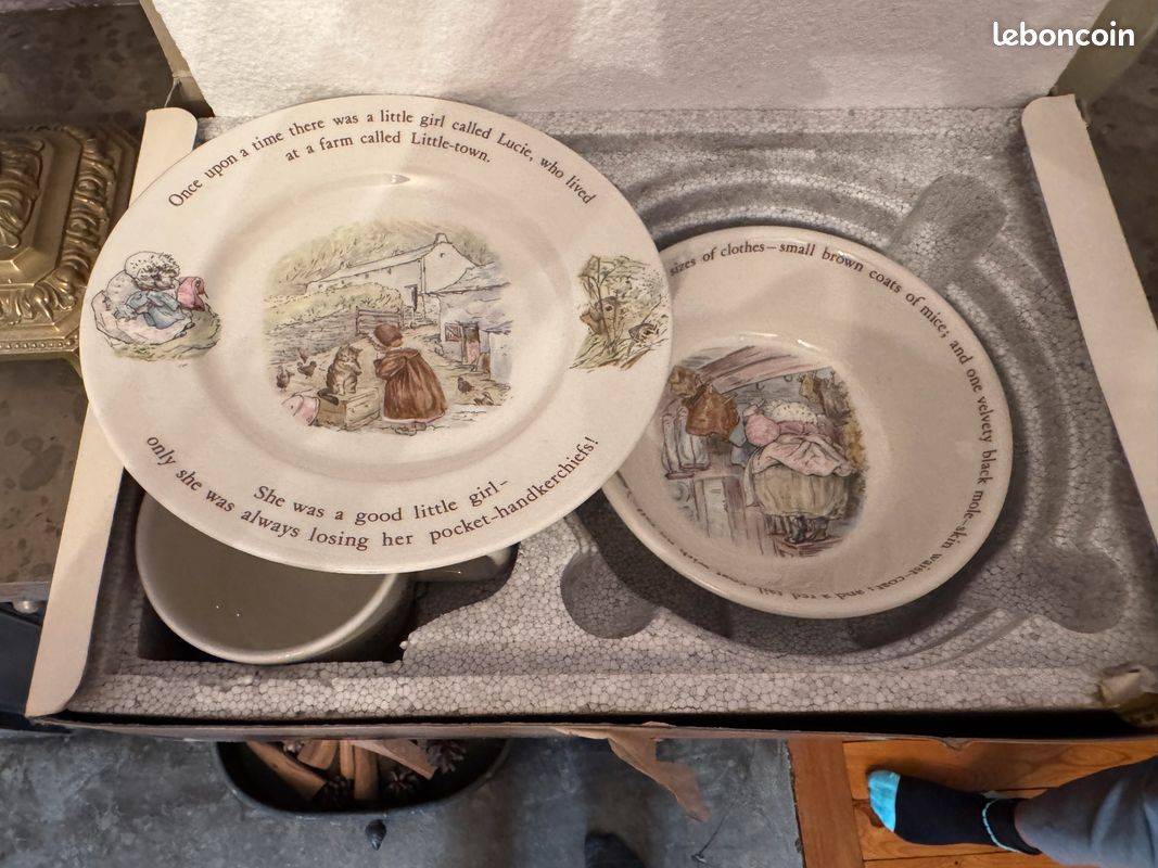 Set Porcelaine Wedgewood Mrs Tiggy Winkle (image 3)