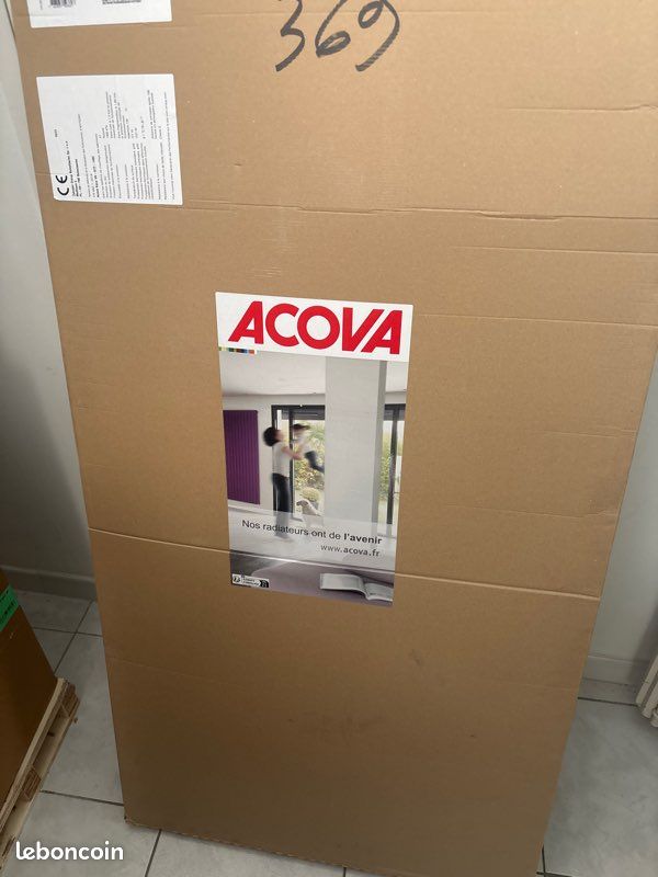 Radiateur à eau noir acova neuf (image 3)