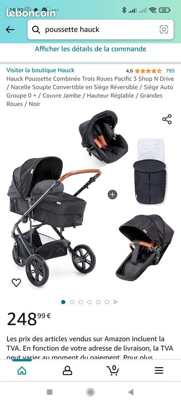 Vends poussette 3 en 1 (image 6)