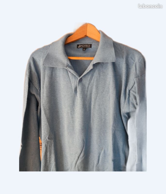 Polo pull cashmere XXL authentic clothing company (image 1)
