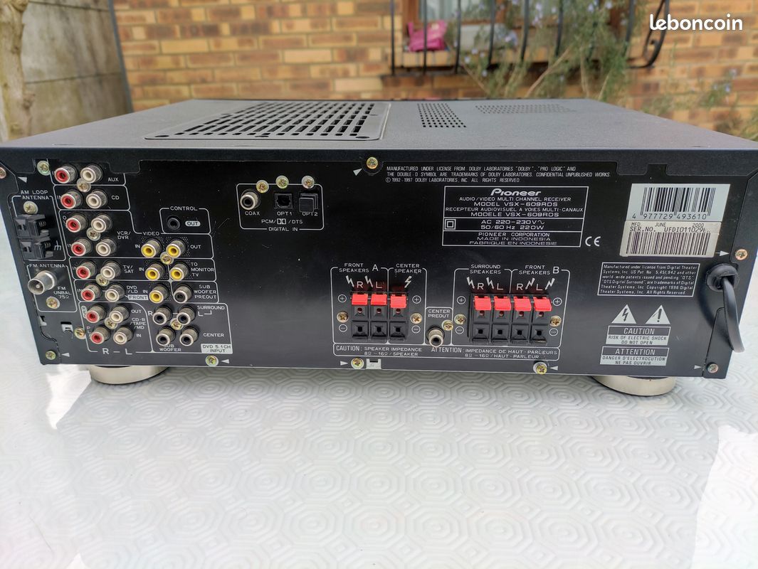 Amplituner Sur. 5.1 Pioneer VSX-609RDS 5chx80W + telecomanda