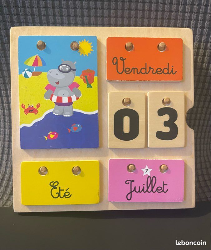 Calendrier éducatif pour enfants (image 1)
