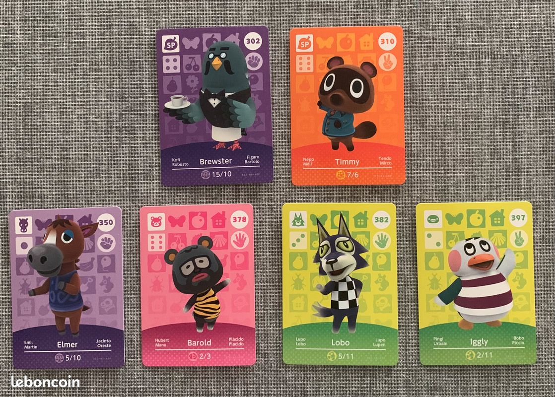 Carte Amiibo Animal Crossing Série 2 - Personnage Djarod - Sortie Du Booster