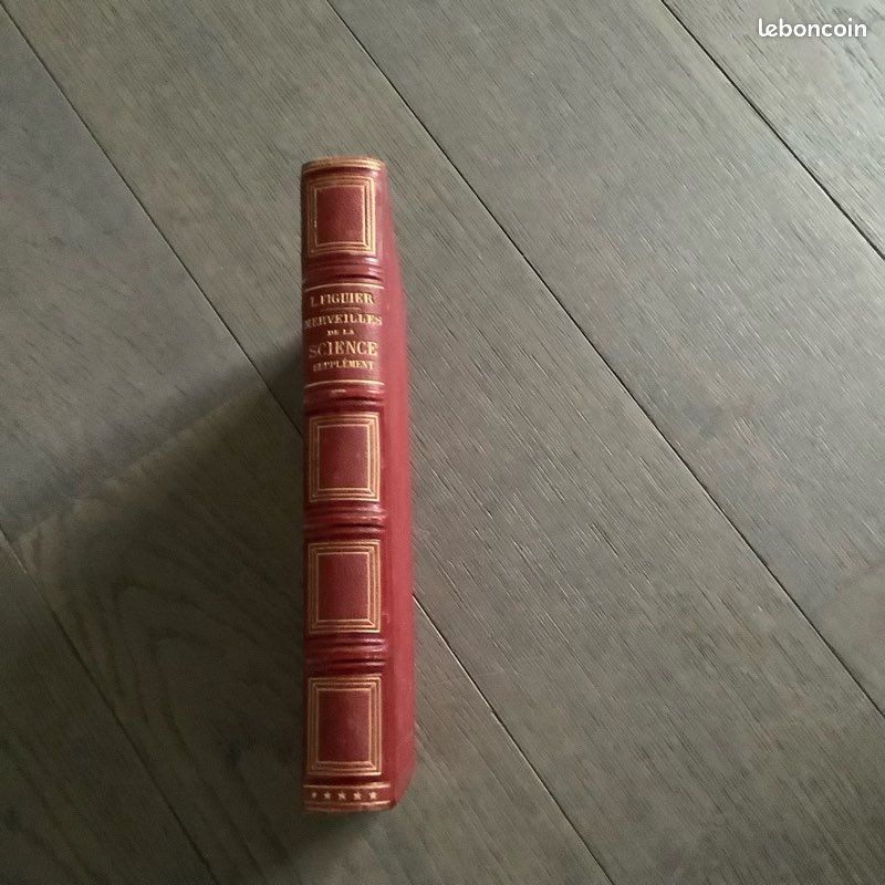 B8. Les Merveilles de la Science – Louis Figuier – Supplément – In-4 illustré, reliure chagrin, XIXᵉ 1875-1880 (image 3)