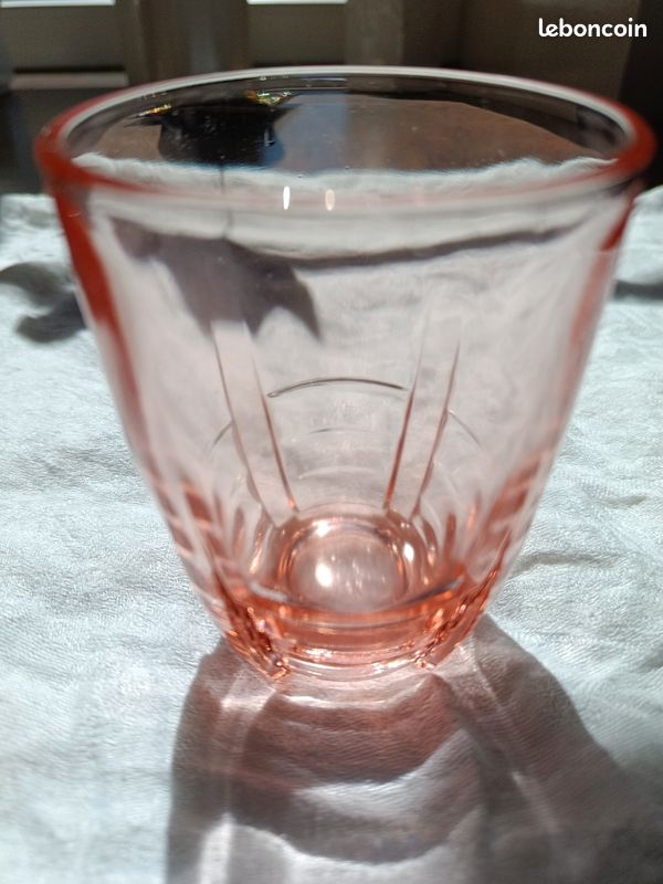 13 verres vintage Rosaline formes et contenances diverses (image 5)