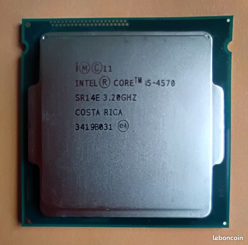 Lot De 3 Processeurs Intel Core I5-4570 - 3.2 GHz - Socket LGA 1150 - Occasion Fonctionnels