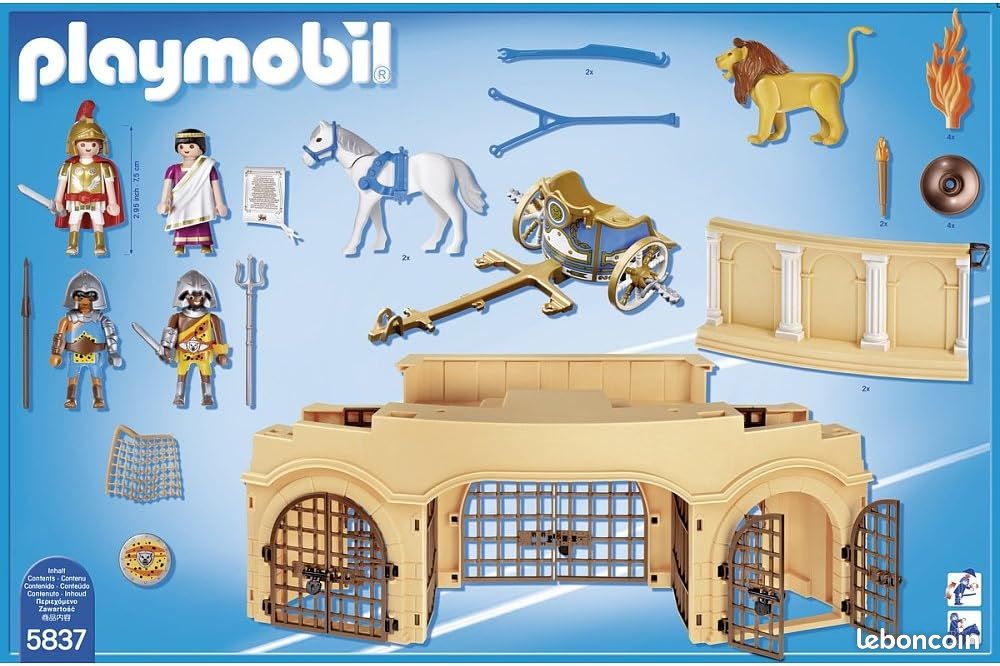 L'arène romaine PLAYMOBIL History 5837 Jeux Jouets