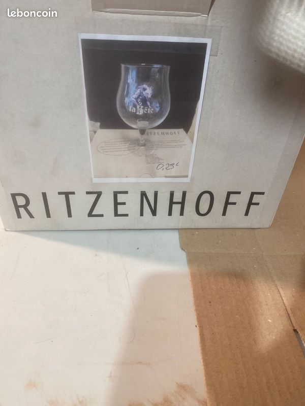 Lot De 6 Verres à Bière La Bête Vap 25 Cl – Neuf – Édition Rare Collector