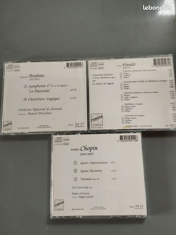 Lot de 3 cd classique (image 2)