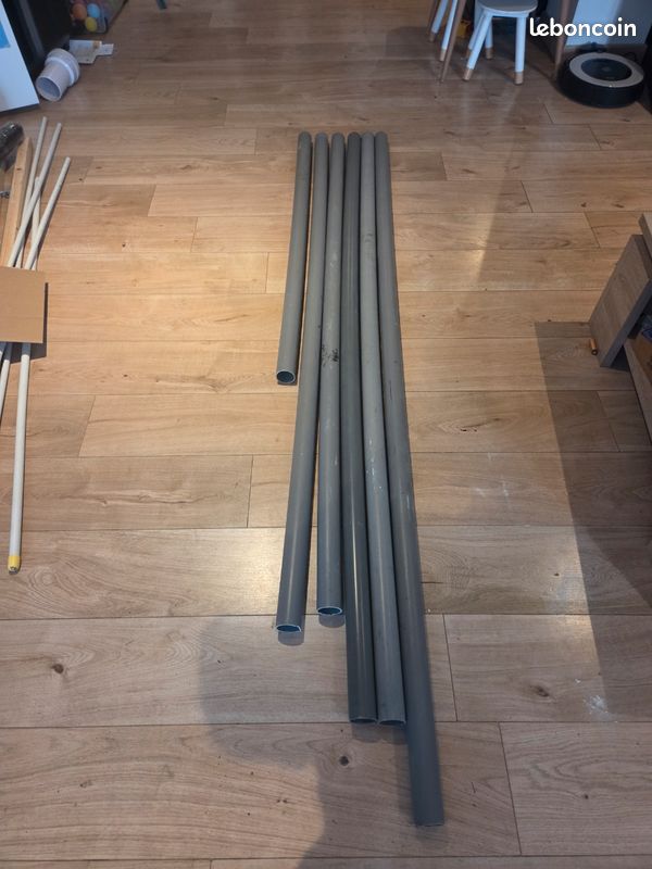 Tube PVC 50 mm, 10 m en tout (image 1)