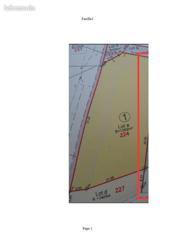 Terrain constructible viabilisé · à Saint-Vincent-de-Barrès · 102 000 €