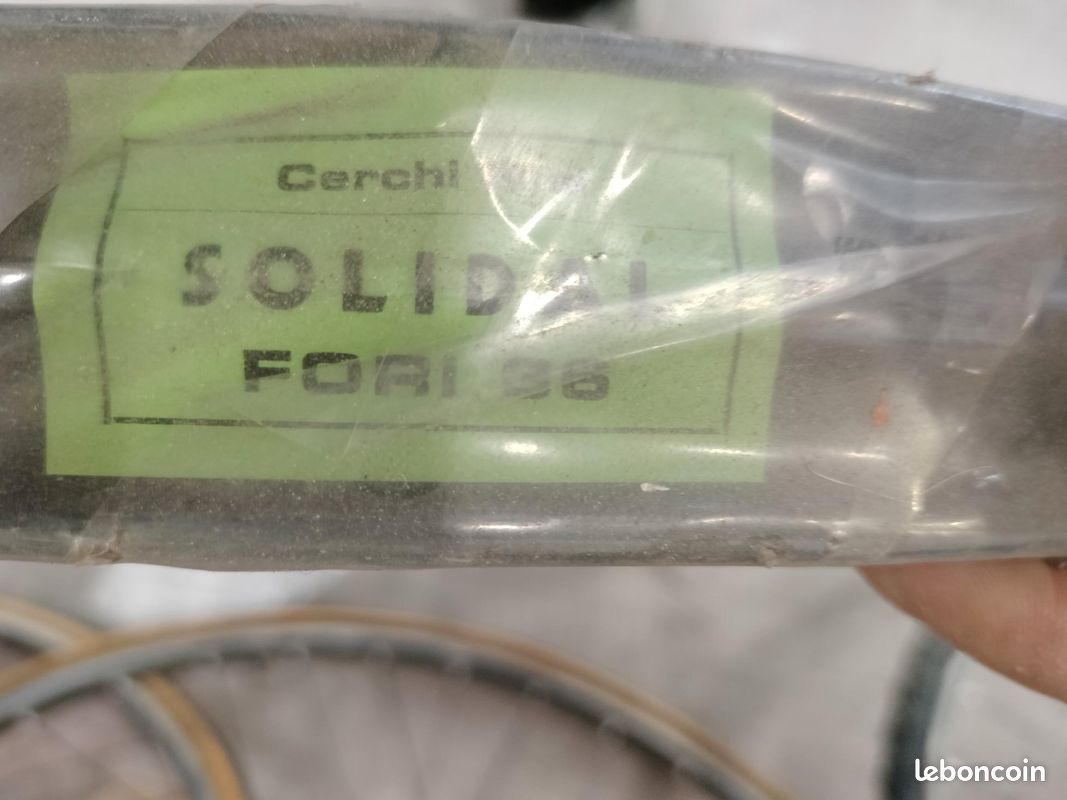 Jante Piste NISI SLUDI 290 – 32 Trous, 700C Tubulaire, Alu, Vintage Années 70, NOS