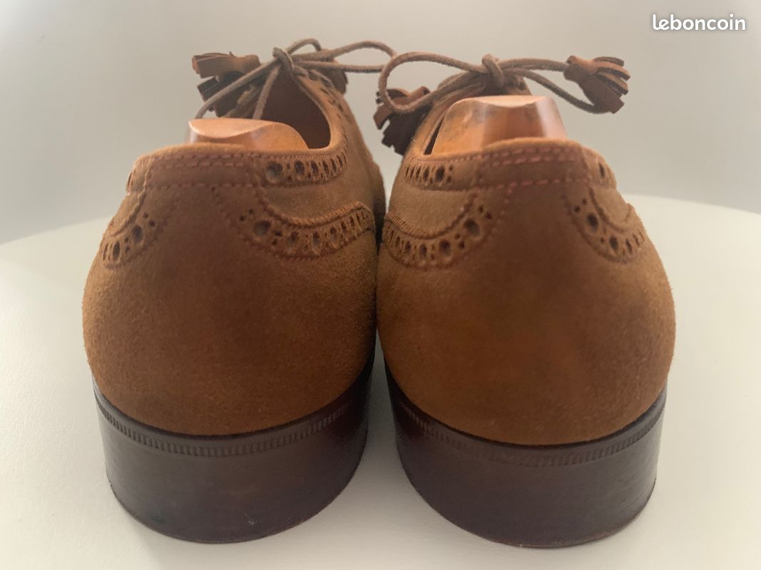 Chaussures John Lobb Ghillie Spectator Brun Et Blanc - Taille 37.5 - Neuves Boîte