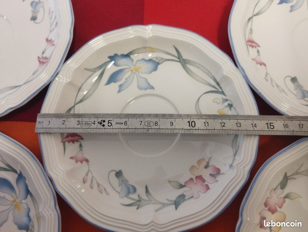 5 sous-tasses "Riviera" (image 2)