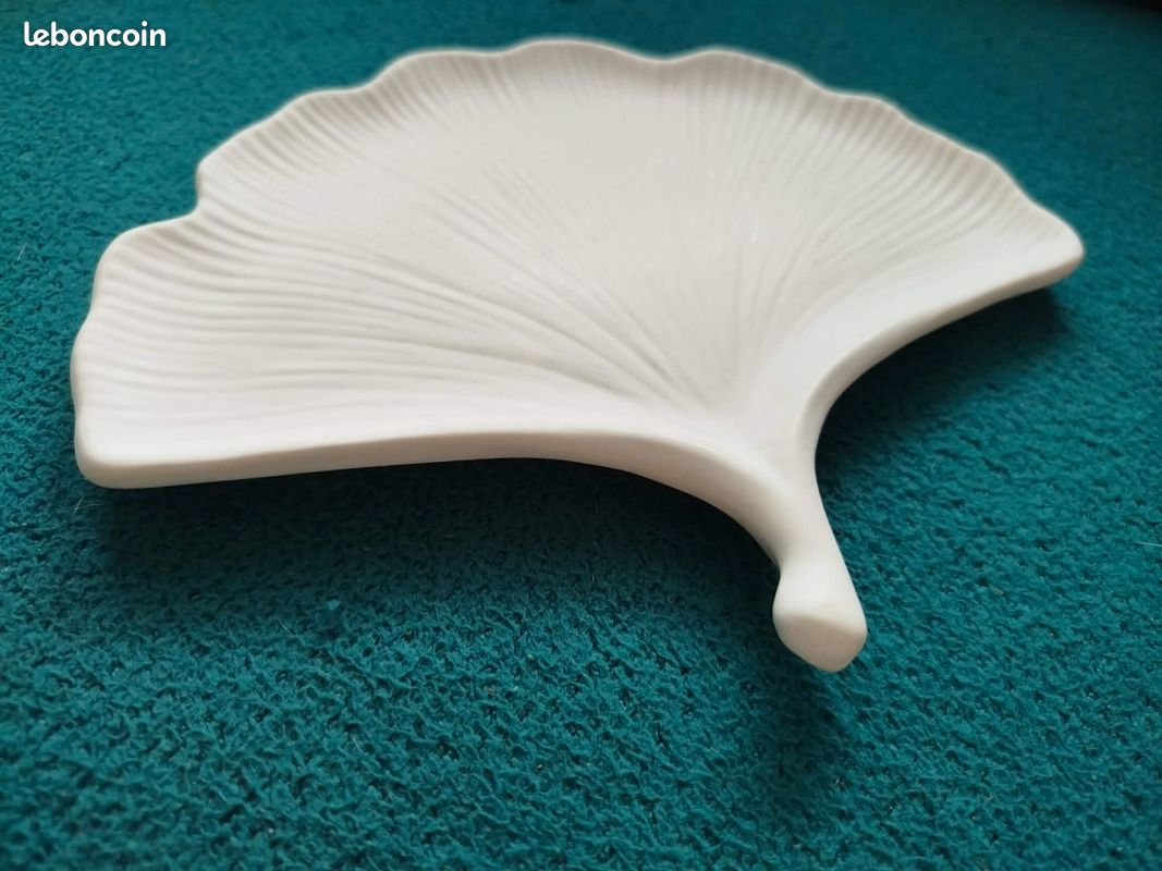 🍃Vide-poche feuille de Ginkgo en jesmonite – Design naturel et élégant (image 2)