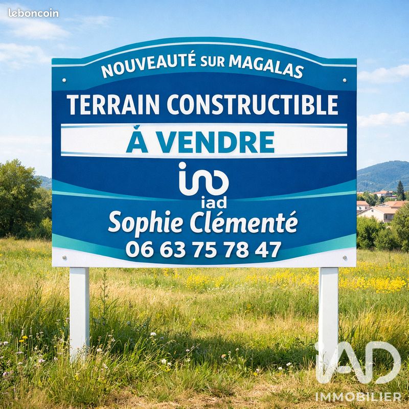 Terrain 832 m² · à Magalas · 832 m² · 159 000 €