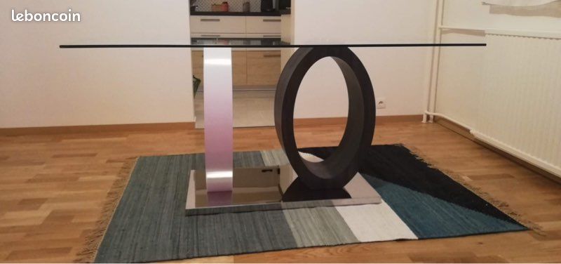 Table en verre 6 personnes (image 2)
