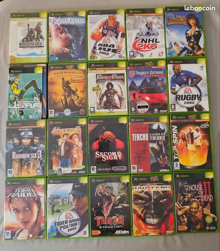 Lot XBOX 1ère Génération (v1.1) • Entretien Préventif Effectué - Consoles