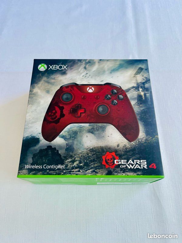 Manette Xbox Gears Of War Édition Limitée - Rouge - Neuve Sous Blister (Xbox One / Series X|S)