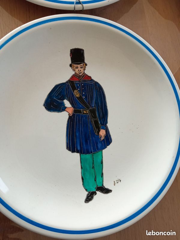 Lot Assiettes de collection theme facteurs (image 6)