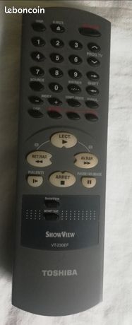 Télécommande Toshiba VT-230EF – Show View – Pour Téléviseur Toshiba – Occasion Fonctionnelle – Fabriquée En France