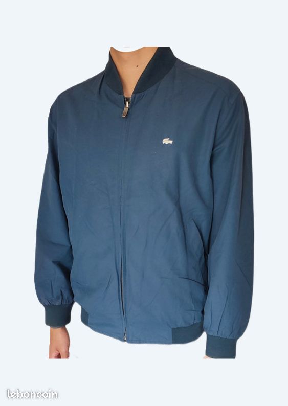 Blouson lacoste 2en1- marine -homme m -epaule 48-l67cm -tres bon etat-disponible (image 1)