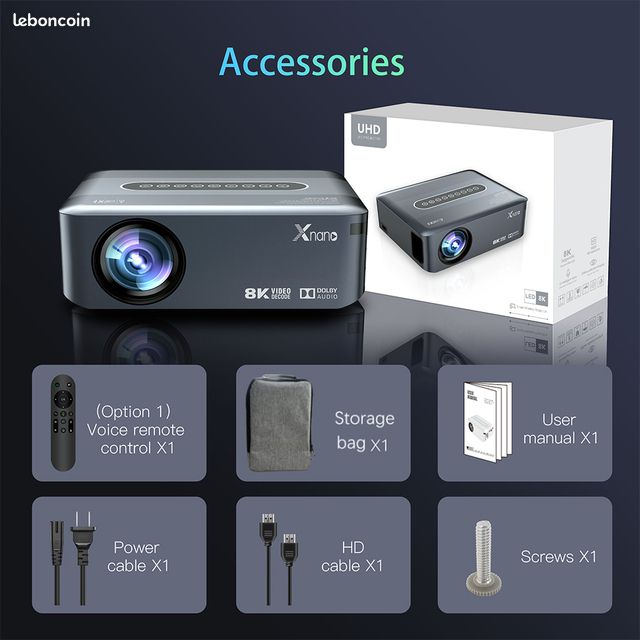 VIDEO PROJECTEUR Full HD HDR10 + pour Home cinéma (image 3)