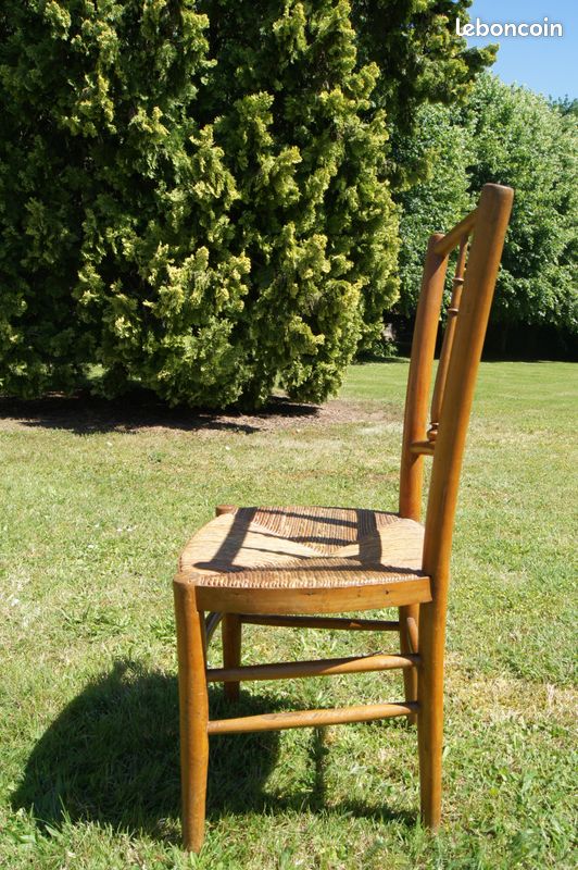 Chaise paillée (image 2)