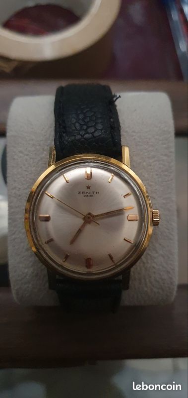 Bracelet De Montre Zenith Homme En Cuir - Largeur 2 Cm - État Neuf - Modèle Ancien
