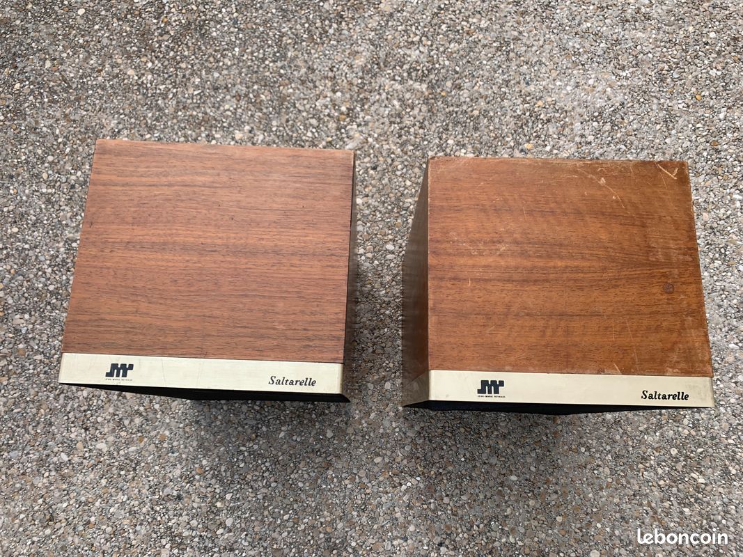 Paire d'enceinte baffle haut-parleur hifi vintage JMR Jean Marie Reynaud Saltarelle Série 2 (image 3)