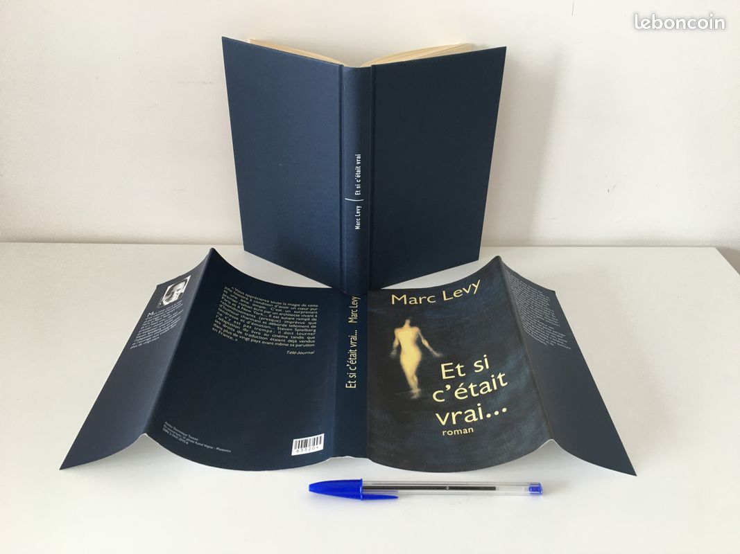 Livre. Roman (fantastique). Marc Levy : Et si c'était vrai. Livre en TB