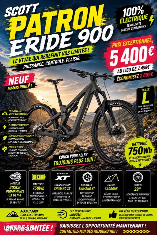 🇨🇭 SCOTT PATRON 900 eride 🇨🇭 (image 1)