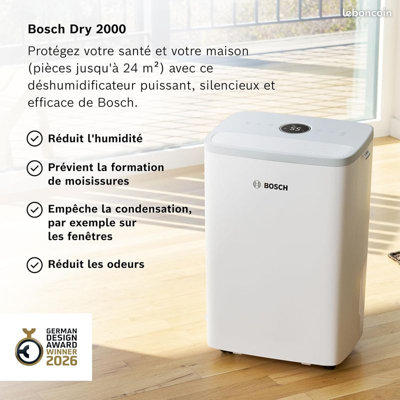 Déshumidificateur Bosch Dry 2000 (image 2)