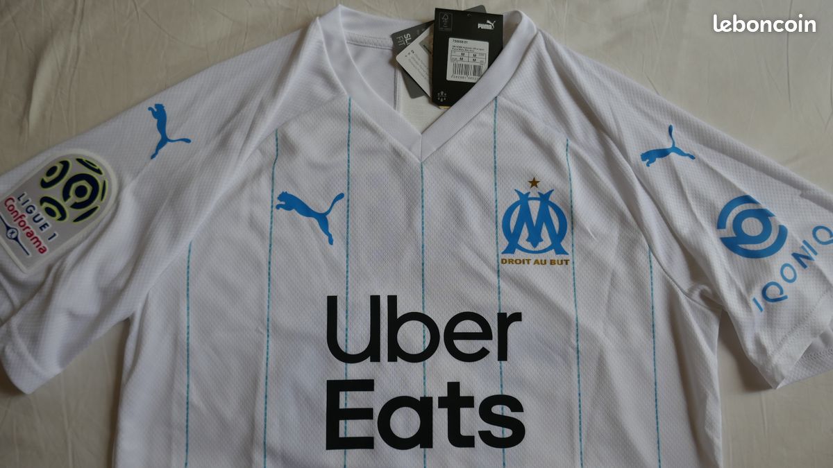 Maillot officiel OM signé par joueur - NEUF avec étiquette (image 2)