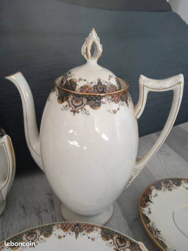 Service à dessert porcelaine de luxe UC Limoges (image 5)