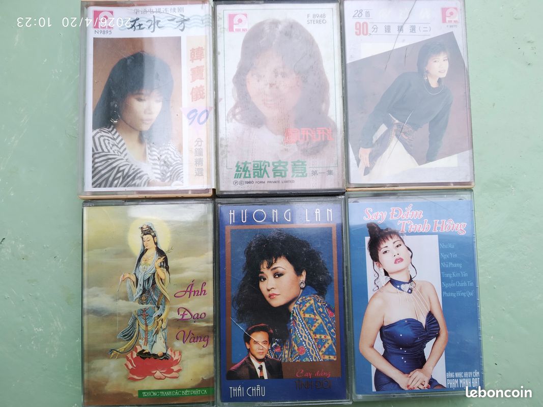 6 K7 audio Chinoises et Vietnamiennes (image 1)