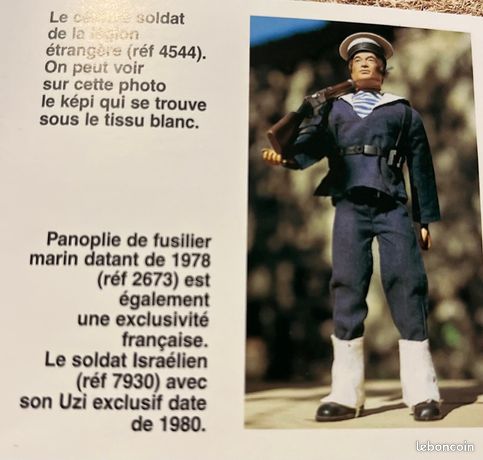 Action Joe - Céji - Joe (Ref.7566) en tenue Fusilier Marin (Ref.2673) | eBay