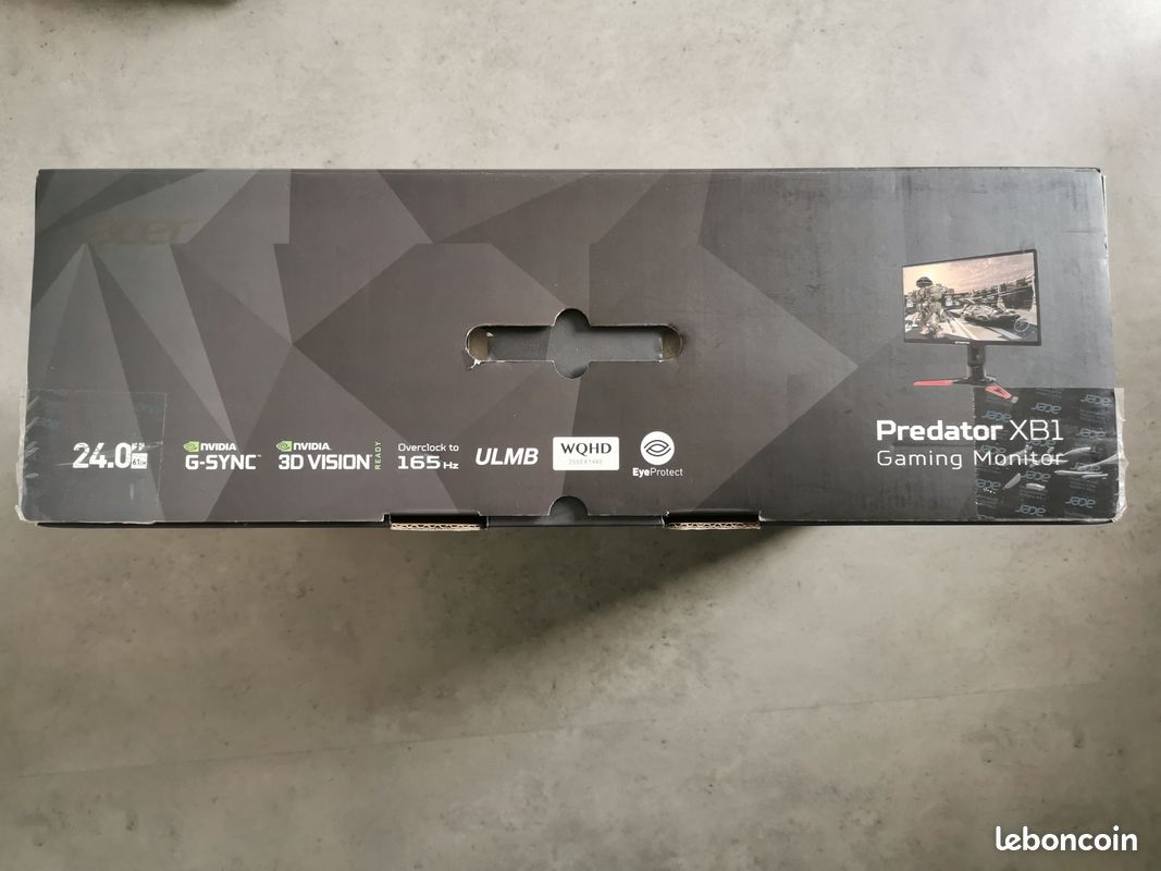 Ecran PC gamer 1440p 165 Hz 1 ms G-sync 24" (image 3)