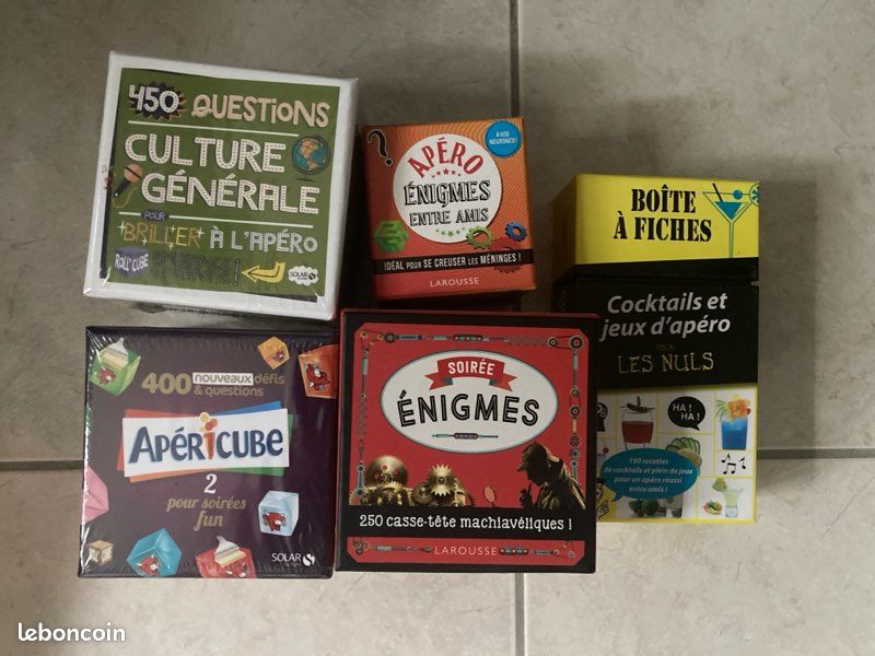 Lot de jeux de quizz pour l’apéro (image 1)