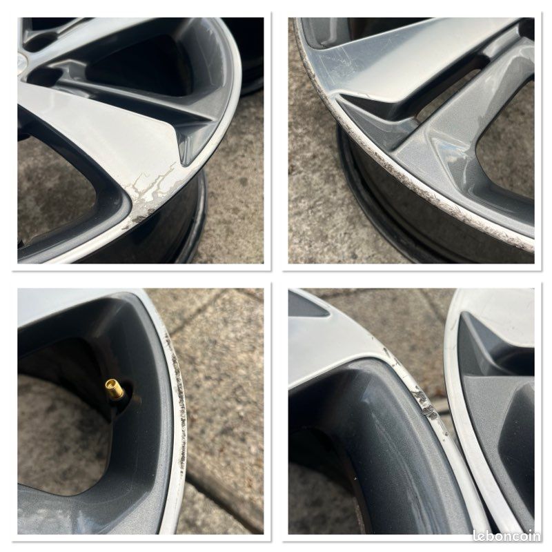 4 jantes alu 17" Peugeot 308 Ph2 Gt Line (image 3)