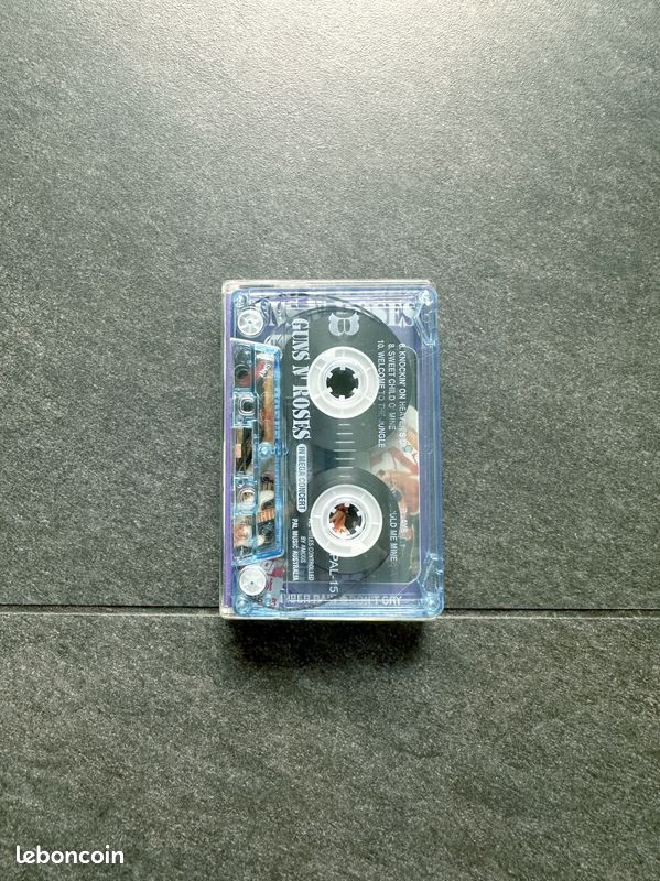 Cassette Audio Guns N' Roses In Mega Concert Sydney Australie 1993 Amcos Controlled Rare K7 Vintage (image 3)