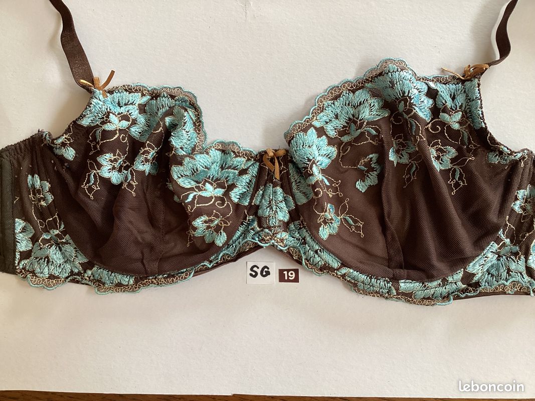 Soutien-gorge turquoise - mélange Polyamide - SG19 (image 1)